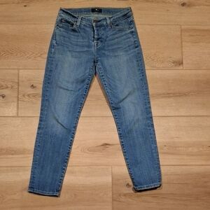7 For All Mankind Light Blue Ankle Jeans